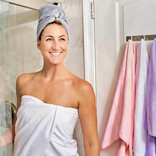 Luxe Beauty Essentials Microfiber Hair Towel Wrap Luxe Beauty Essentials Microfiber Hair Towel Wrap